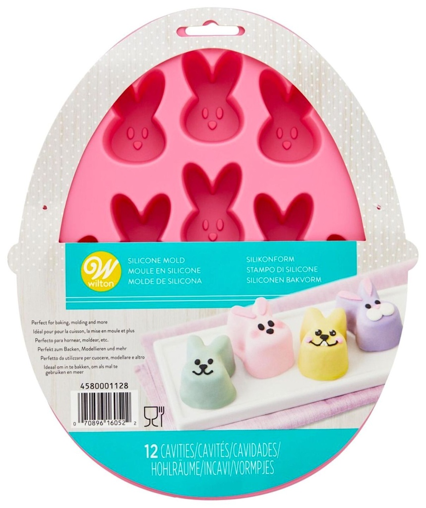 Molde silicona forma conejito Wilton