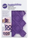 Molde silicona precision pattern celosía. Wilton