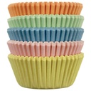 Minicápsulas cupcakes color pastel 5 colores 100ud PME