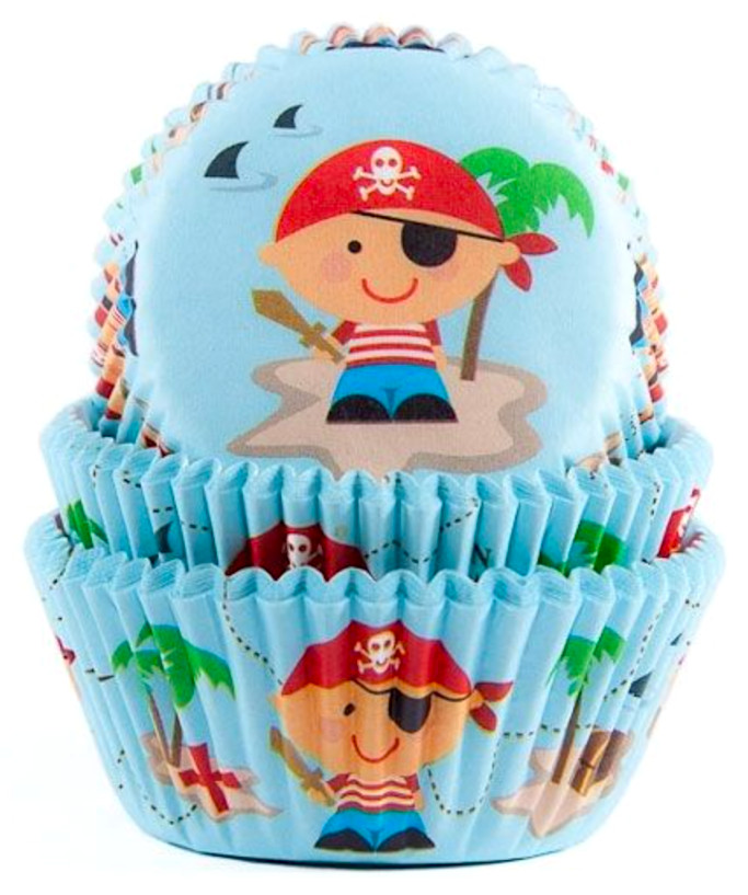 Cápsulas cupcakes pirata 50ud House Of Marie