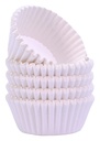 Minicápsulas cupcakes blancas 100ud PME