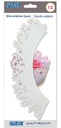 Wrappers 12ud flores blancas PME