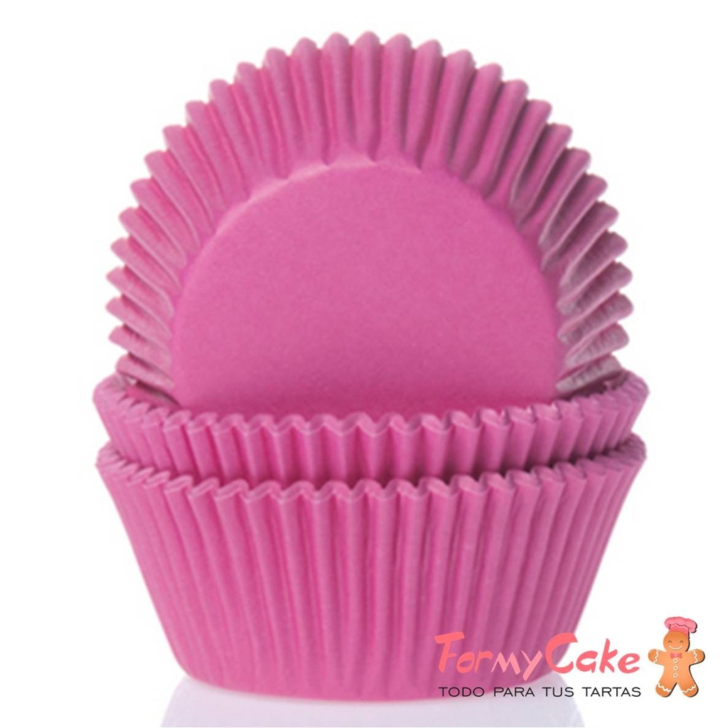 Minicápsulas fucsia lisas 60ud house of MARIE