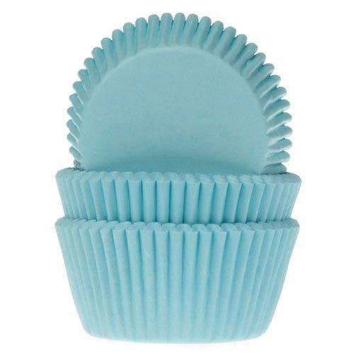 Cápsulas cupcakes turquesa 50ud House Of Marie