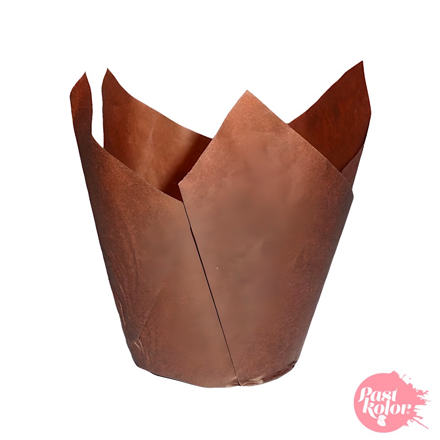 Capsulas para muffins marron 24ud PASTKOLOR