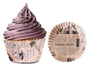 25 cápsulas cupcake NEWSPAPER