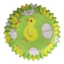 Cápsulas cupcakes aluminio pollito pascua 30ud PME