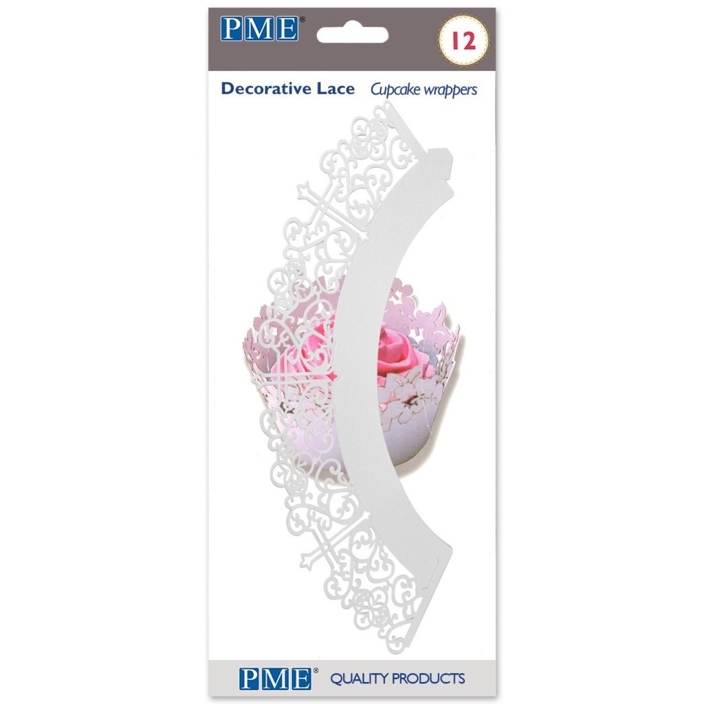 Wrappers 12ud cruces blancas PME