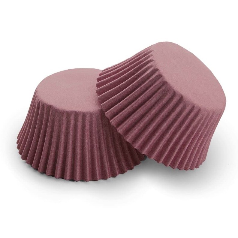 Capsulas para cupcake burdeos 24ud PASTKOLOR