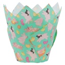 Cápsulas muffins animalitos de pascua 24ud PME