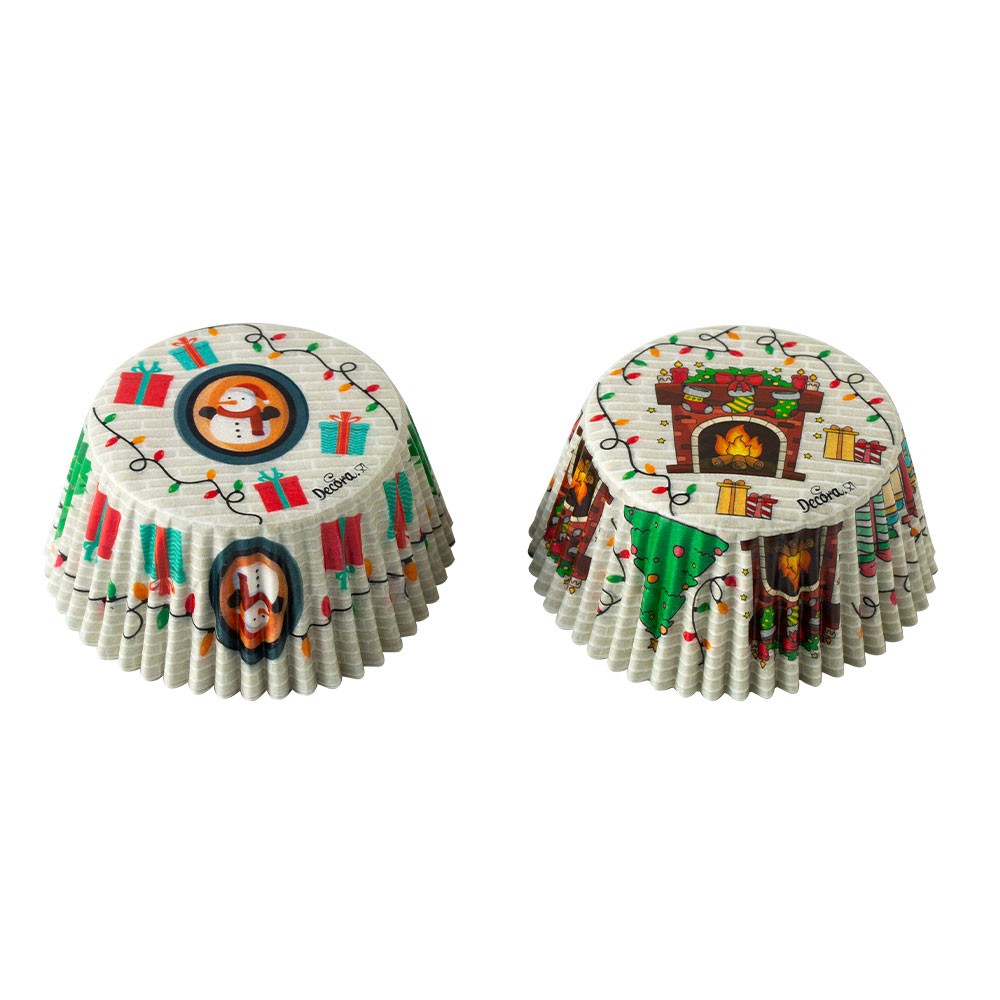 Cápsulas cupcakes regalos de navidad 36uds DECORA