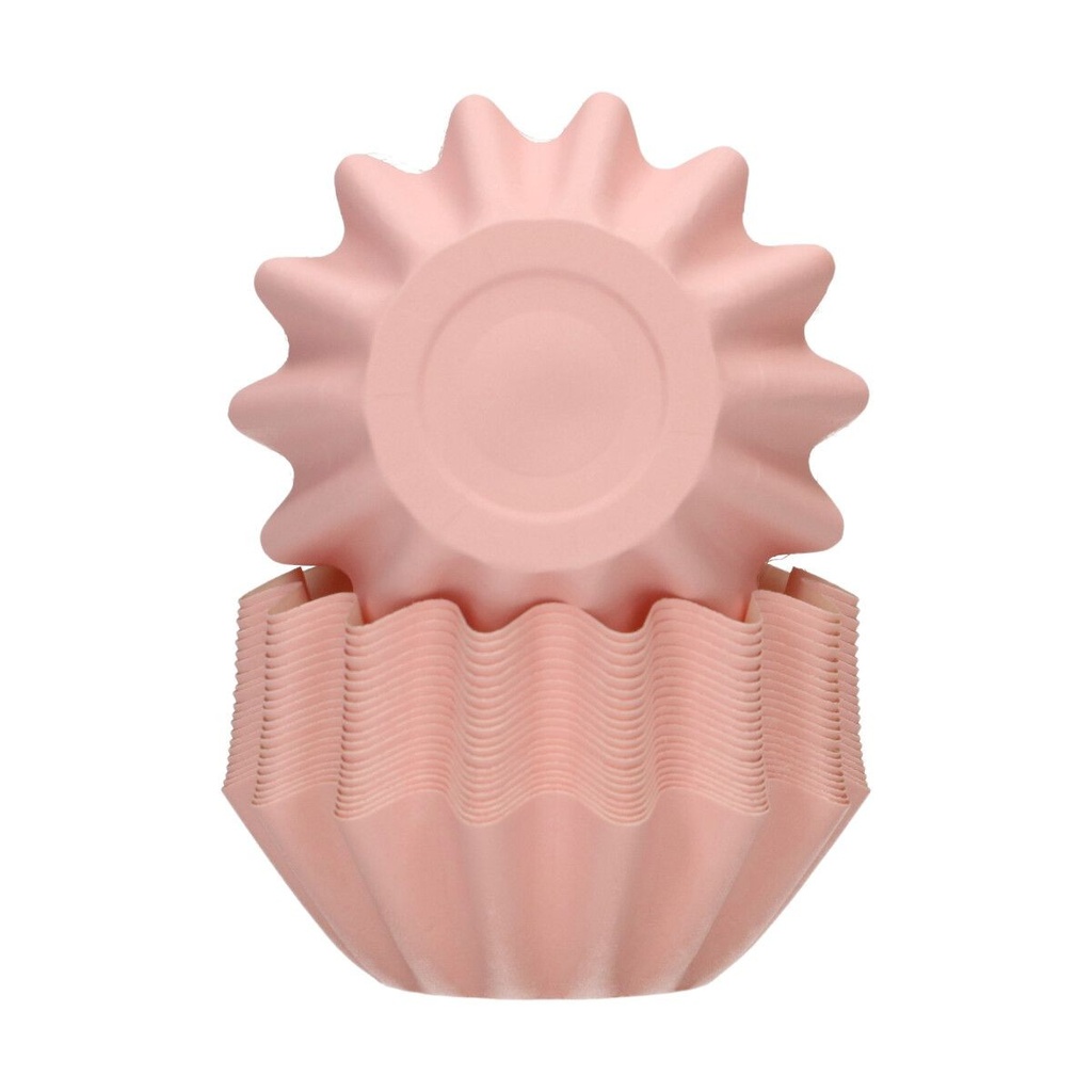 Cápsulas para hornear bloom rosa pastel 48ud. FUNCAKES