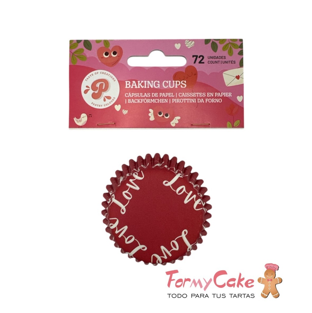 Cápsulas san valentín love 72ud pastry COLOURS