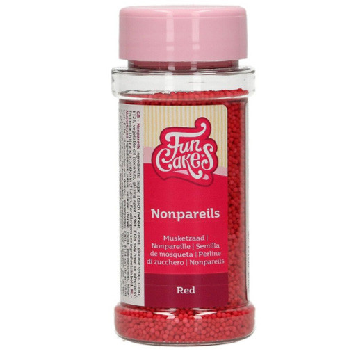 Nonpareils rojos 80gr FUNCAKES