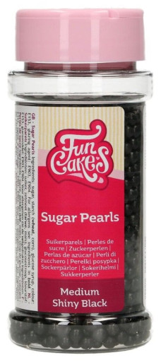 Perlas negras brillantes 80gr FUNCAKES