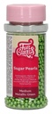 Perlas verdes metalizadas 80gr FUNCAKES