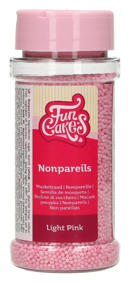 Nonpareils rosa claro 80gr FUNCAKES