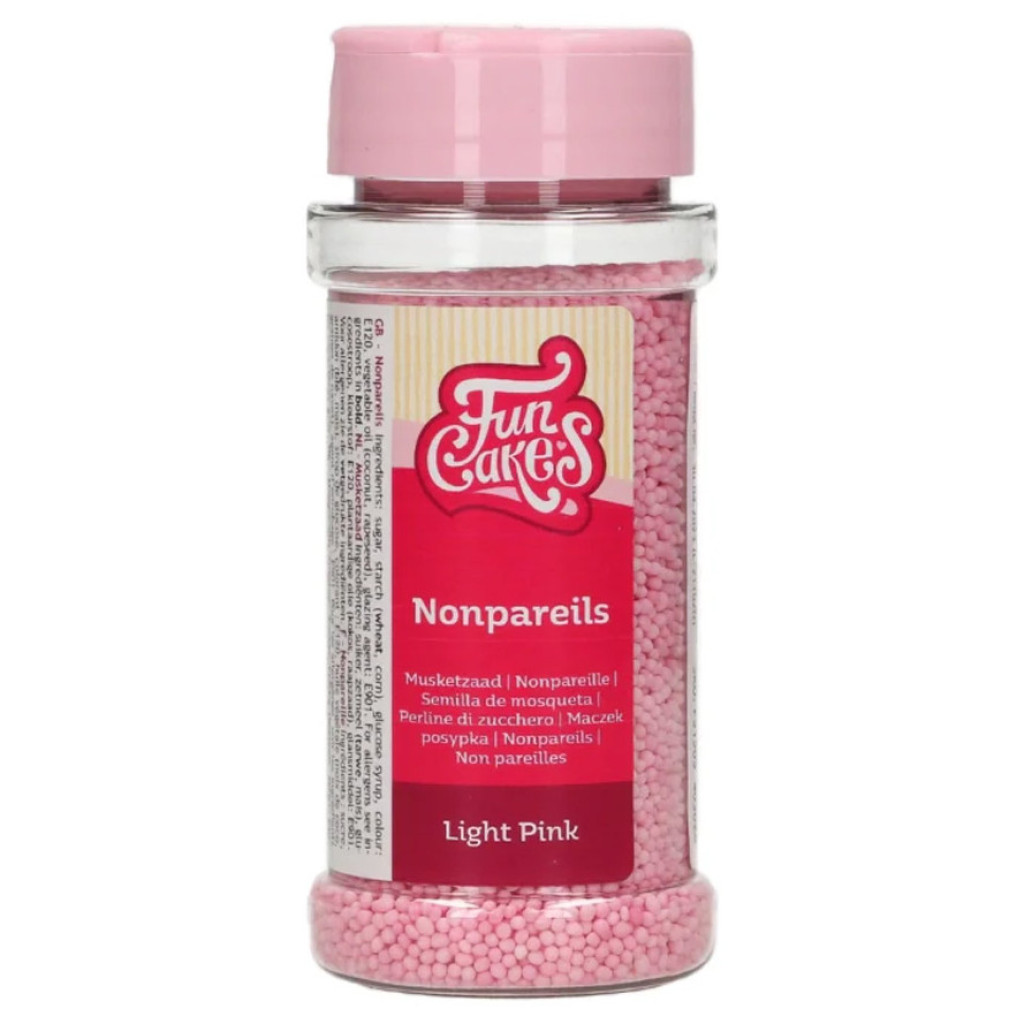 Nonpareils rosa claro 80gr FUNCAKES