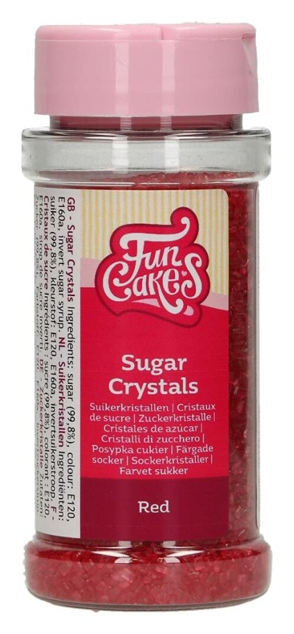 Cristales de azucar rojo 80gr FUNCAKES