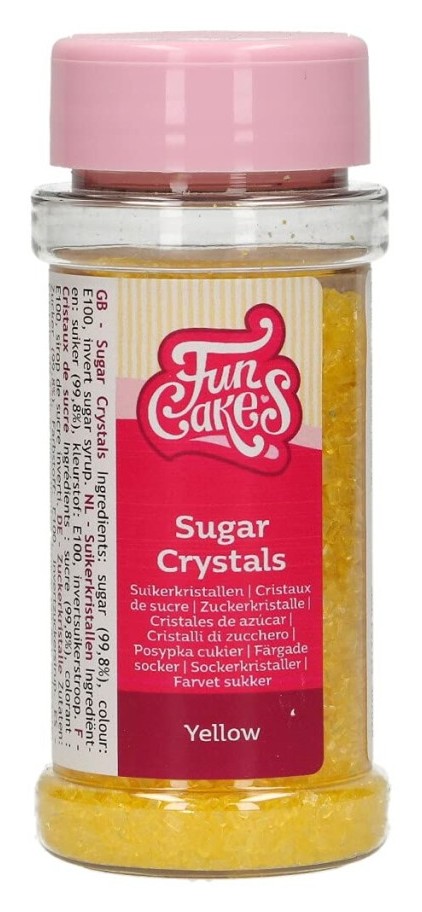Cristales de azucar amarillo 80gr FUNCAKES
