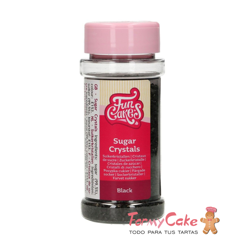 Cristales de azucar negro 80gr FUNCAKES