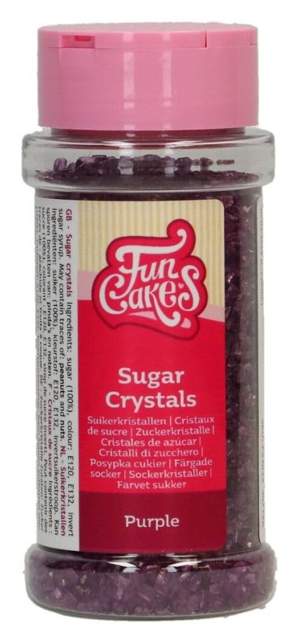 Cristales de azucar morado 80gr FUNCAKES