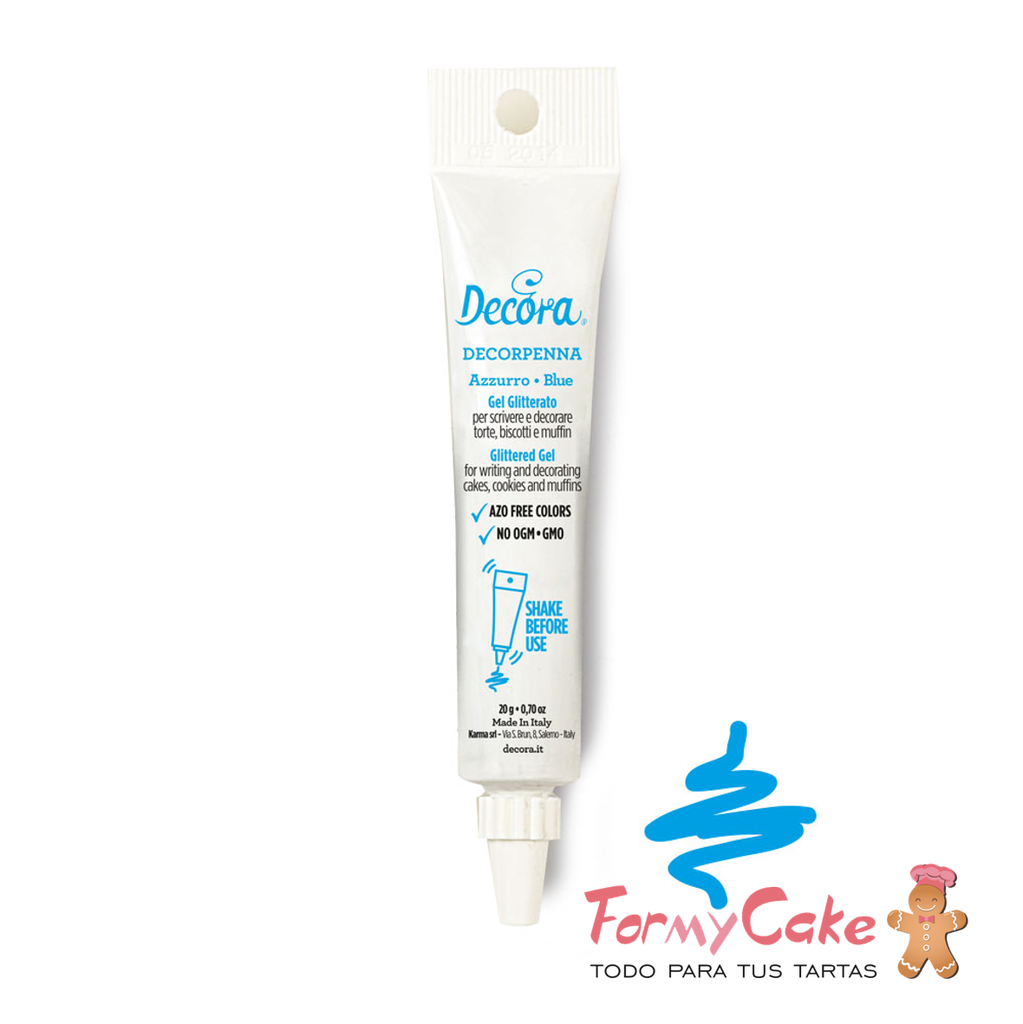 Gel decorativo azul claro decorpenna, 20gr DECORA