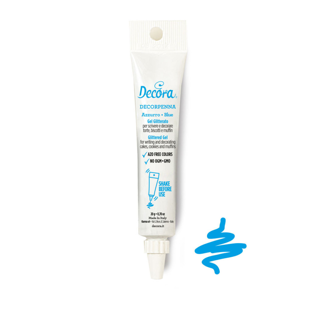 Gel decorativo azul decorpenna, 20gr DECORA