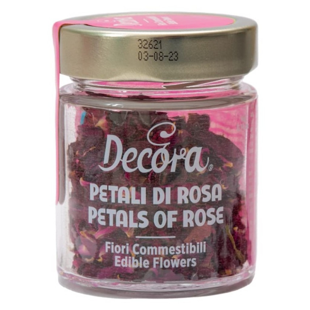 Flores comestibles petalos de rosa DECORA