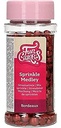 Decoración comestible sprinkle medley burdeos 60g FUNCAKES
