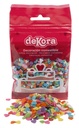 Corazones colores de azucar 100g DEKORA