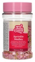 Sprinkle medley glamour pink 180g FUNCAKES