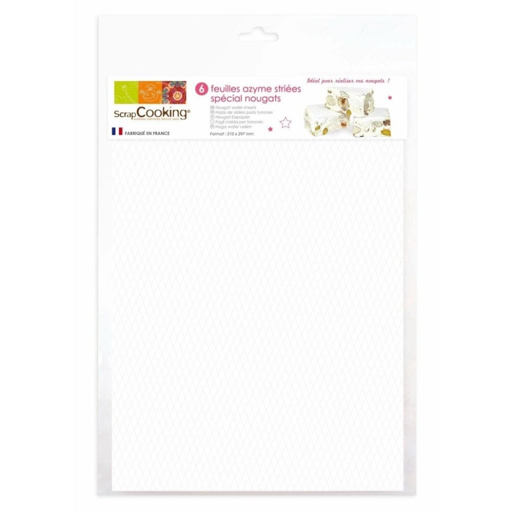 Oblea para turrón 6uds SCRAPCOOKING