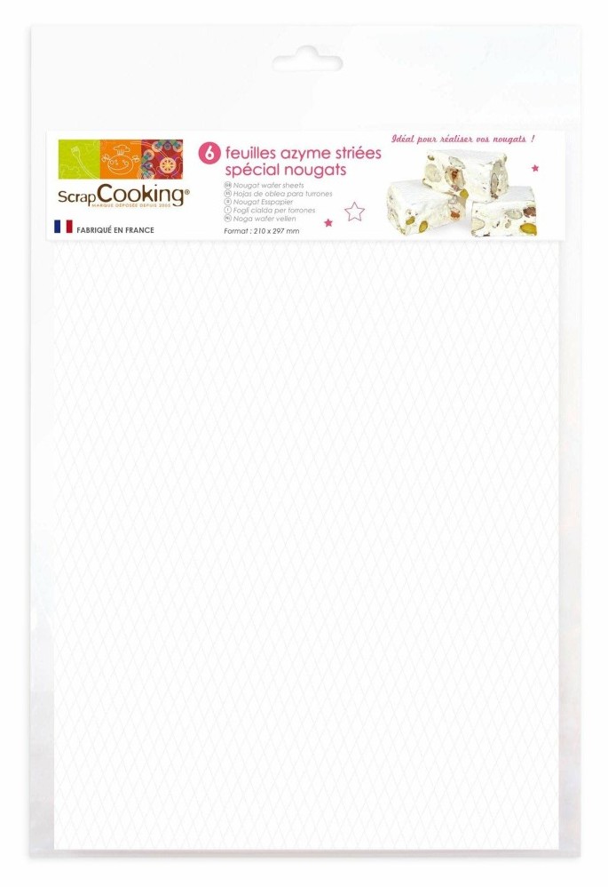 Oblea para turrón 6uds SCRAPCOOKING