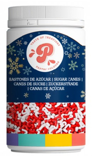 Bastones de azucar 65gr Pastry Colours