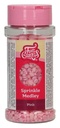 Decoración comestible sprinkle medley rosa 70g FUNCAKES