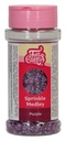 Decoración comestible sprinkle medley morado 70g FUNCAKES