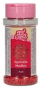 Decoración comestible sprinkle medley rojo 70g FUNCAKES