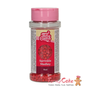 Decoración comestible sprinkle medley rojo 70g FUNCAKES