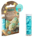 Decoraciones comestibles copos nieve azules 1gr DECORA