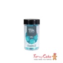 Bolas de azucar turquesa glitter 60g. AZUCREN