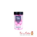 Bolas de azucar rosa bebé glitter 60g. AZUCREN