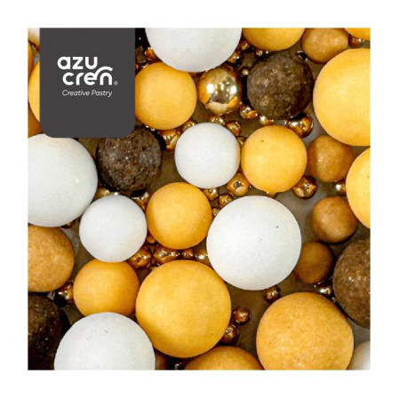 Sprinkle autumn pearls 90g. AZUCREN