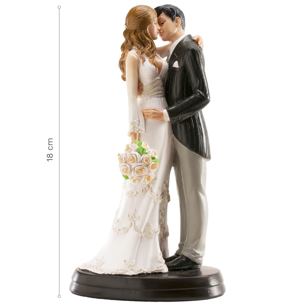 Figura para tarta boda "maría y juan" 21cm DEKORA