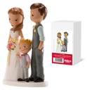Figura para tarta boda "con niño" 16cm DEKORA