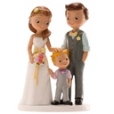 Figura para tarta boda "con niño" 16cm DEKORA
