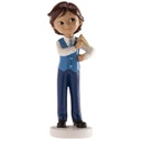 Figura tarta de comunión niño con avión DEKORA