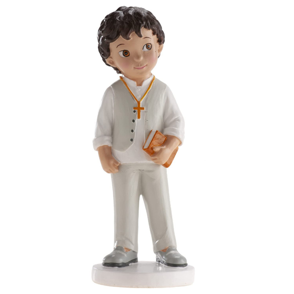 Figura para tarta comunión niño bruno DEKORA