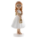 Figura para tarta comunión niña descalza DEKORA