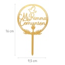 Topper tarta acrílico mi primera comunión comunión DEKORA